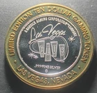 37 Gram (.999 Silver) $10 Gaming Token (Las Vegas Club)--True Auction!