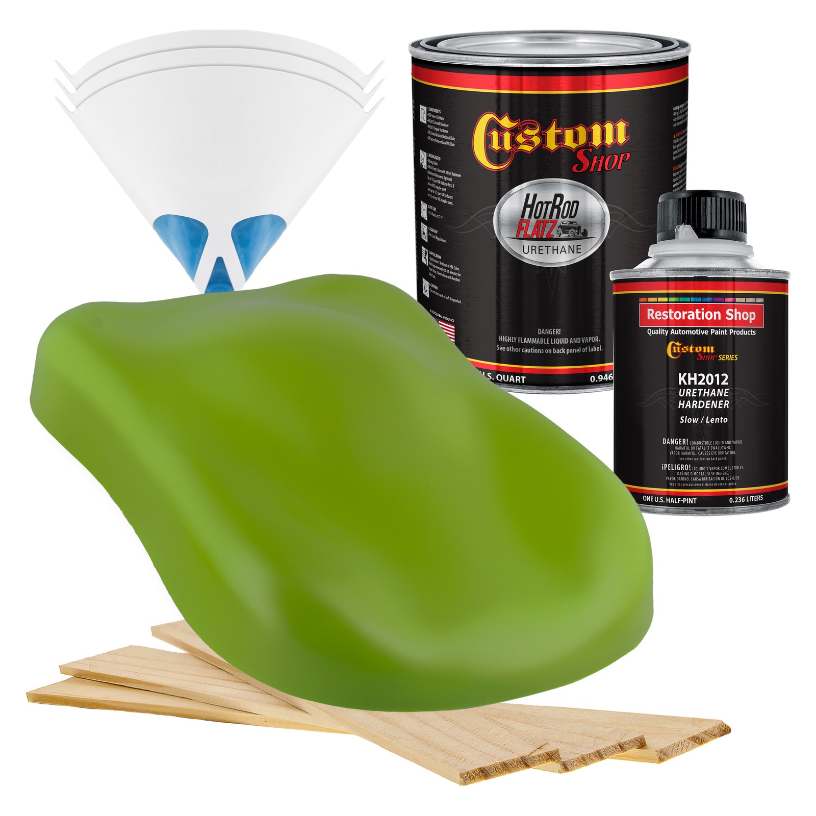 HOT ROD FLATZ Sublime Quart Kit URETHANE Flat Auto Car Paint Kit
