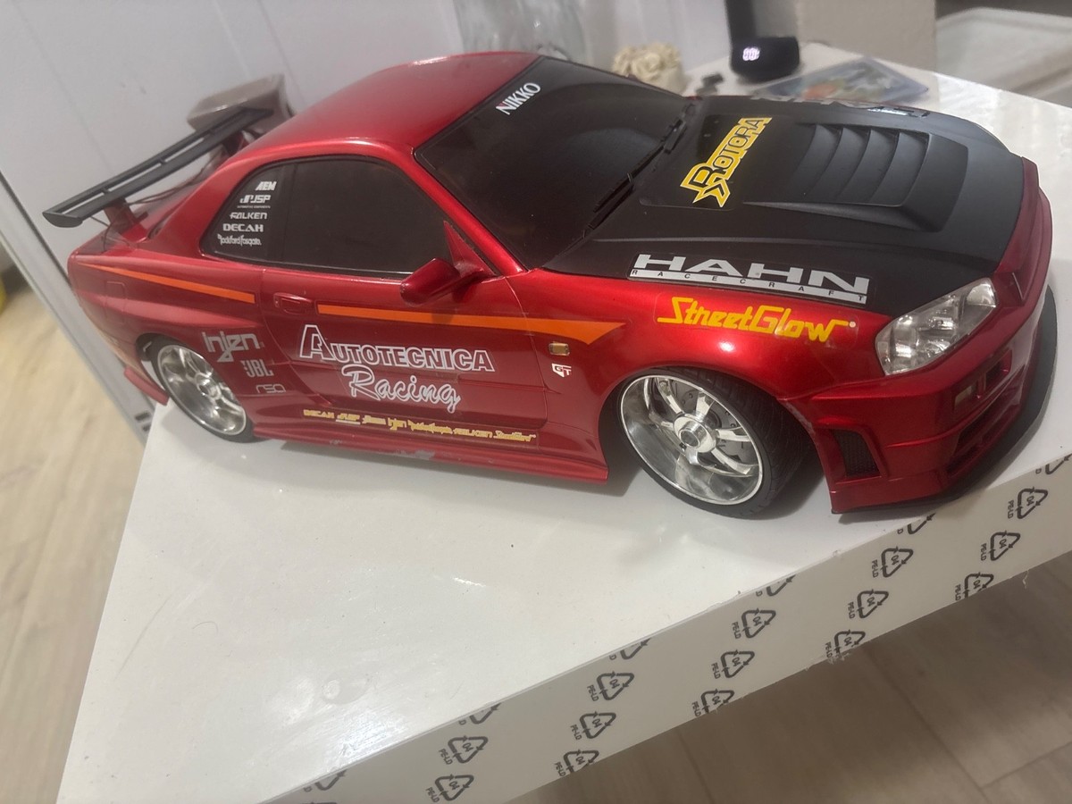 Rare Limited RED Nikko Nissan Skyline GT-R R34 Street Mayhem Tuner