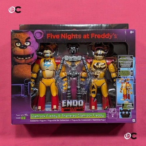 Five Nights at Freddy’s FNAF Endo Glamrock Freddy & Shattered Glamrock Freddy - product listing photo