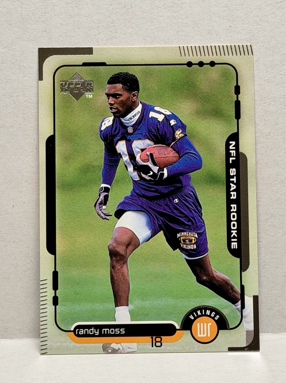 1998 Upper Deck Football Randy Moss All Star Rookie #17 Minnesota Vikings