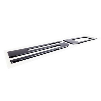 AMP 3D Raised Tailgate Insert Letters fits 2021-2026 Ford F150 (Gloss Black)