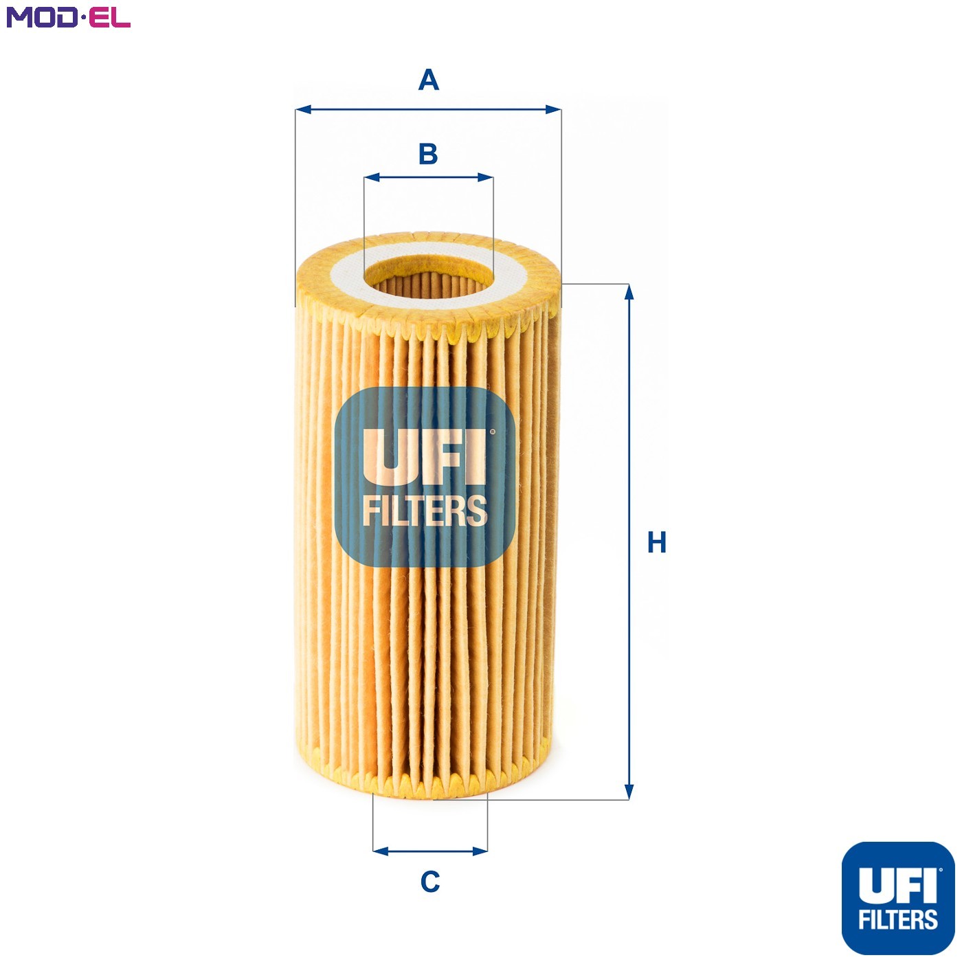 Oil filter Filter Insert 25.180.00 UFI for AUDI VW - Image 4