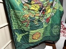 Edredón Edredón Vintage Años 80-90 Teenage Mutant Ninja Turtles TMNT Niños Pequeños