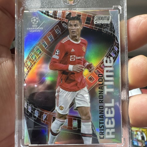 Topps 2021-22 Stadium Club Chrome UCL Reel Time Cristiano Ronaldo RT-CR