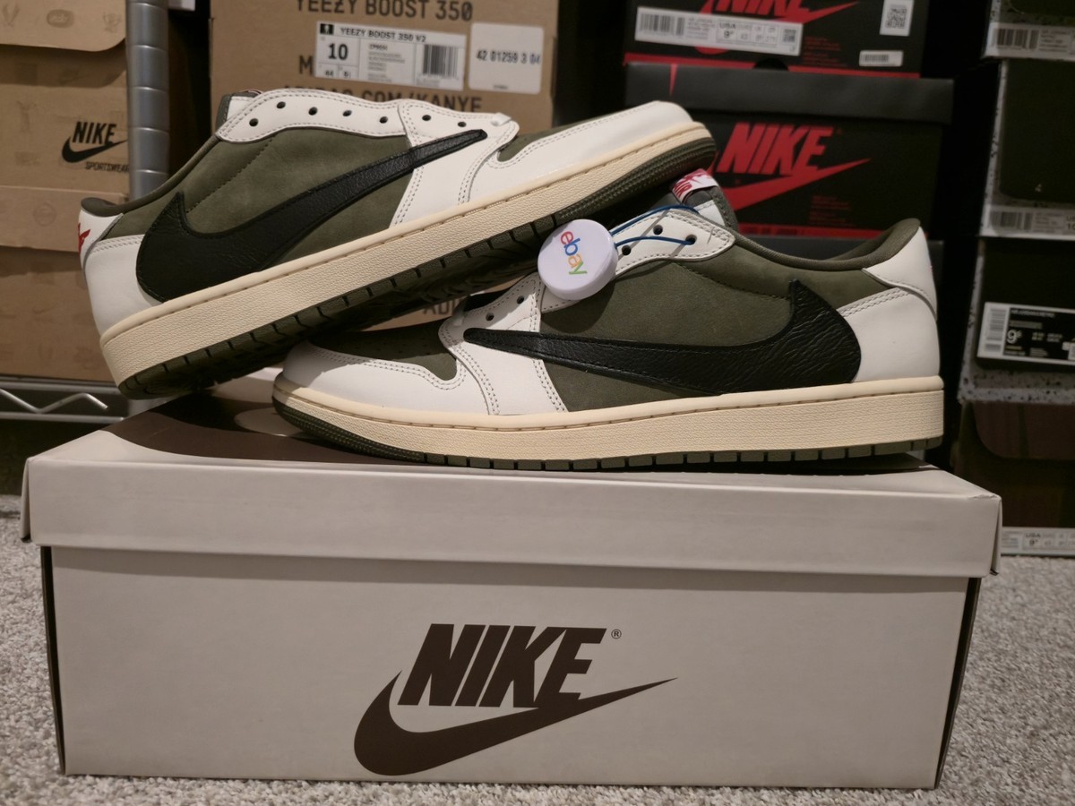 Travis Scott x Air Jordan 1 Retro OG SP Low Reverse Olive Medium