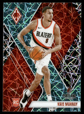 Kris Murray 2023-24 Panini Phoenix Teal Lazer RC Rookie Card #267 Trailblazers. rookie card picture