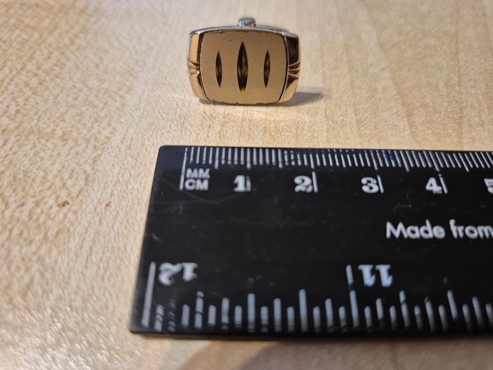 Vintage - Stratton/Nippy Clip Tie Clip and Cuff Link Set - circa. 1960's - Image 2 of 4