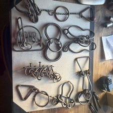 Lot Of 7 Vintage Iron Tavern Puzzles
