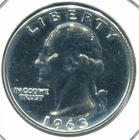 1963 Silver Washington Quarter !!  PROOF !!