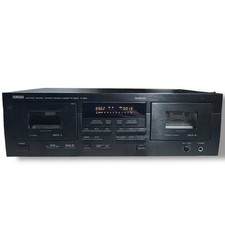 Yamaha K-902 Stereo Dual Cassette Deck Tape Player Dubbing Recorder Works VTG