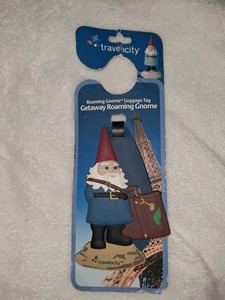 Travelocity Getaway Roaming Gnome Luggage Tag New 2010