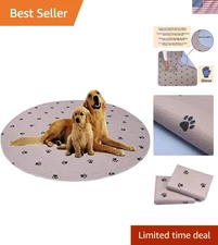 Large Waterproof Pet Training Pads, 48" Round