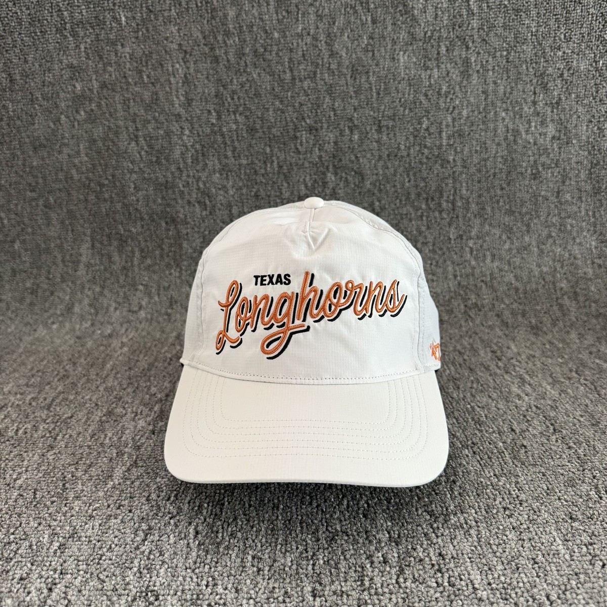 '47 Brand Texas Longhorns NCAA White Snapback Hat Script Logo Cap