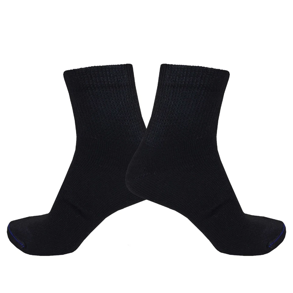 XCLUSIVISTA Mens Non Elastic Socks Diabetic Swollen Ankles Loose Soft Top 6-12 Pairs 7-12 uk