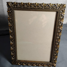 Intricate Metal  Picture Frame For 5 x 7 Photograph Free Standing