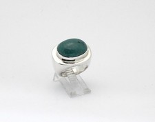 TURQUOISE RING set i SOLID .925 STERLING SILVER Size 6 FREE FAST SHIPPING