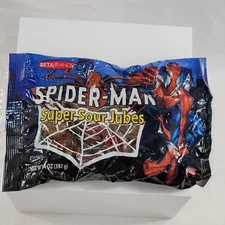 Vtg Spider-Man 2002 Super Sour Jubes Sealed Marvel Candy New Beta Brands Sealed