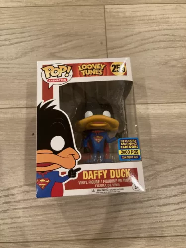 Funko 255 Daffy Duck (Stupor Duck) SDCC 2017 LE 2000 (w/ Soft Protector)