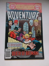 DC: ADVENTURE COMICS # 462, DEATH OF EARTH 2 BATMAN, 1979, NM- (9.2)!!!