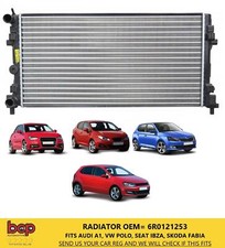 SKODA RAPID 2012 - 2019 RADIATOR WATER COOLER FOR COOLANT ENGINE TDI TSFI
