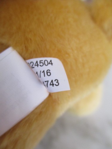 Build A Bear Mini León Dorado 8" Peluche -Jingle Bell Cabeza de León Dije Collar - Imagen 5 de 5
