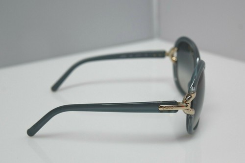 New Chloe Authentic Aqua Blue Oversized CE636S 444 Italy 61-17-135 Sunglasses - Picture 4 of 4