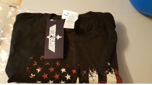 T-SHIRT - TOP GUN - DISTRESSED FLAG - XL - GILDAN - NEU/OVP - Imagen 3 de 5