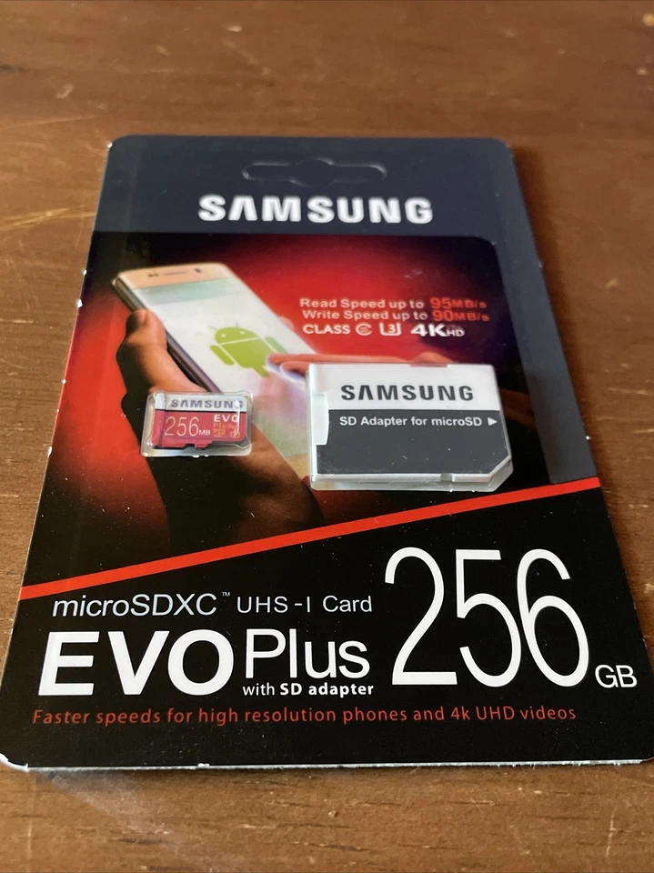 Samsung EVO Plus 256 Class 10 MicroSDXC Memory Card with SD Adapter -... - Image 4 of 4