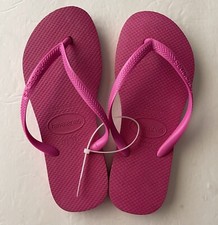 Havaianas Flip Flops Hot Pink Girls US 3 4 New