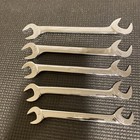 Snap-on  Lot Of 5 1/2 9/16 5/8 11/16 3/4 4 Way Open End Angle Offset Wrench VS