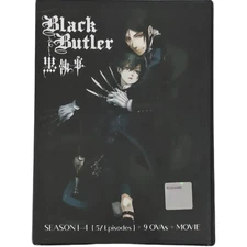 DVD Anime Black Butler S1-4 (57 Episode) + 9 OVAs + Movie English Dubbed