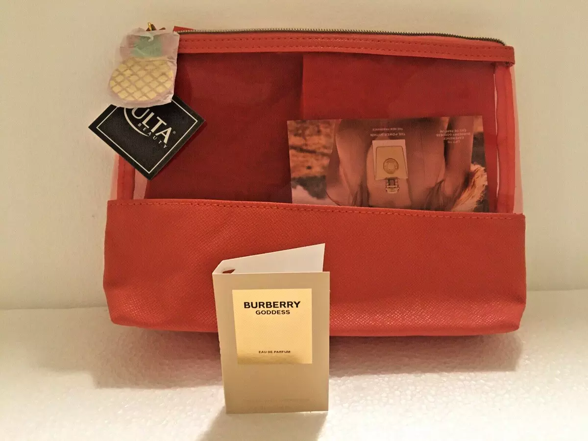 Burberry GODDESS mini WITH Ulta Pineapple Cosmetic Bag eBay