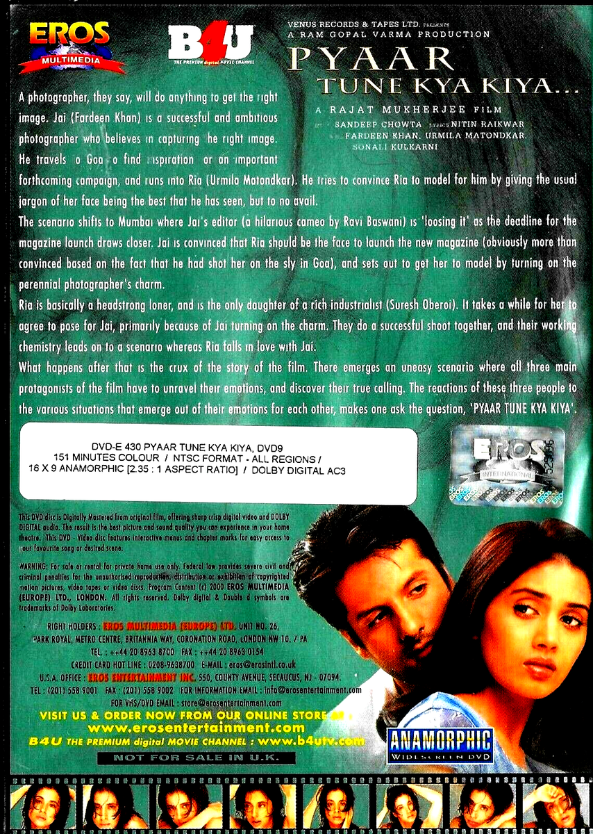 Gopal Varma Not A Love Story Watch Online PYAAR TUNE KYA KIYA