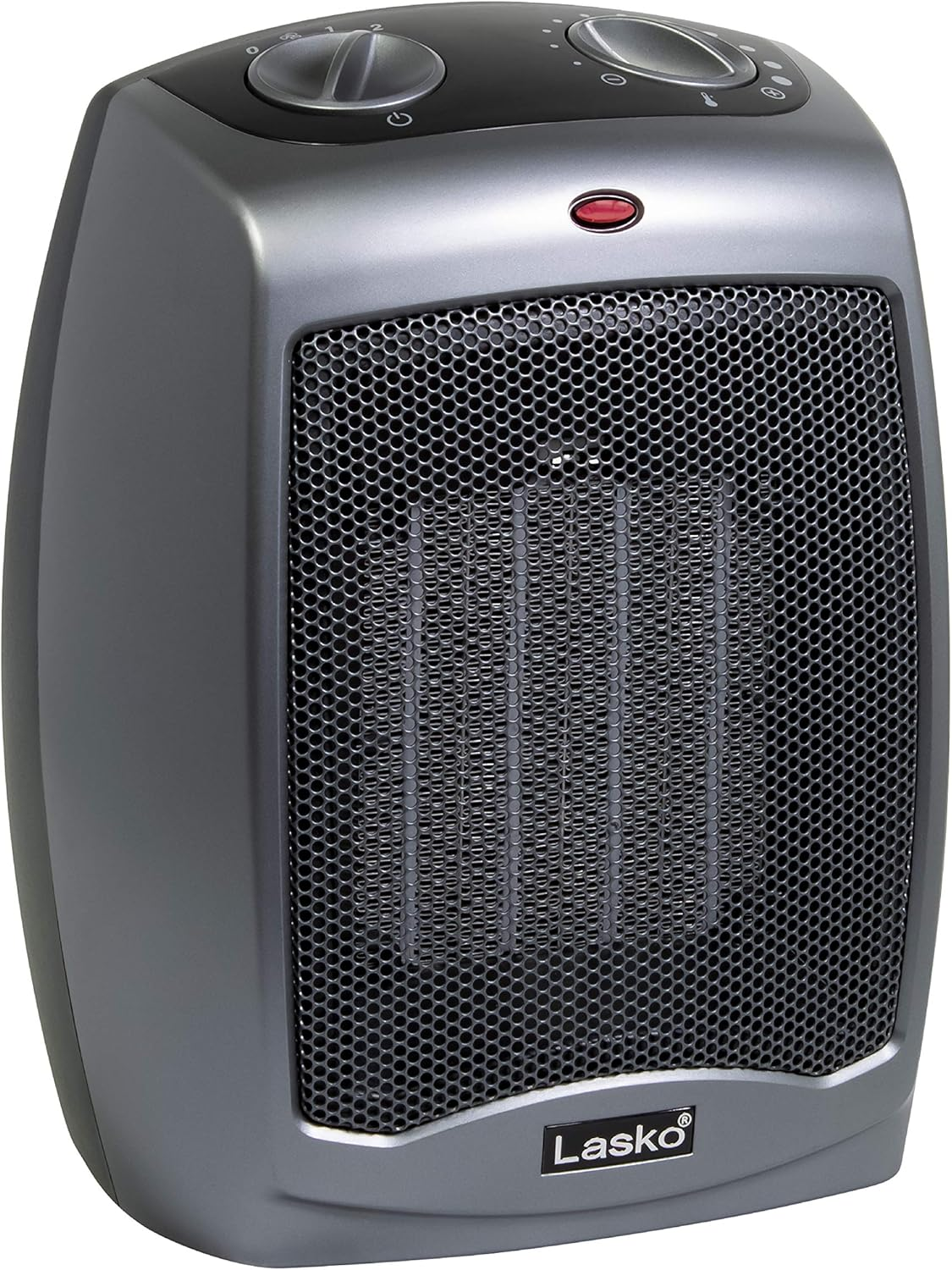 Portable Indoor Electric Ceramic Space Heater with Tip-Over Safety Switch, Overh