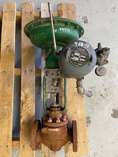 Fisher Control Valve 1-1/2" CL 300 EZ w/ Type 667 Size 34 Actuator & Transducer