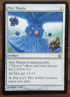 Magic the Gathering - MTG Myr Matrix x1 Darksteel - NM/MT - Never ...