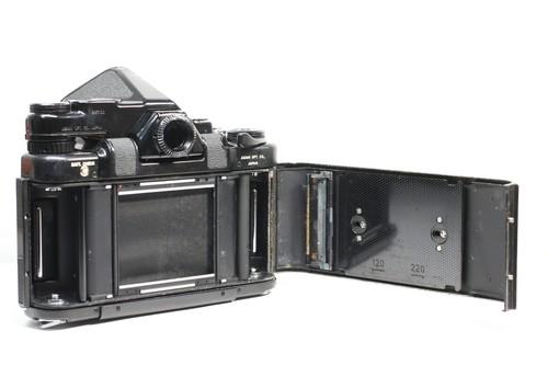 Pentax 6 x 7 67 analoge Mittelformatkamera auf Augenhöhe + Takumar 200 mm F/4... - Bild 7 von 12