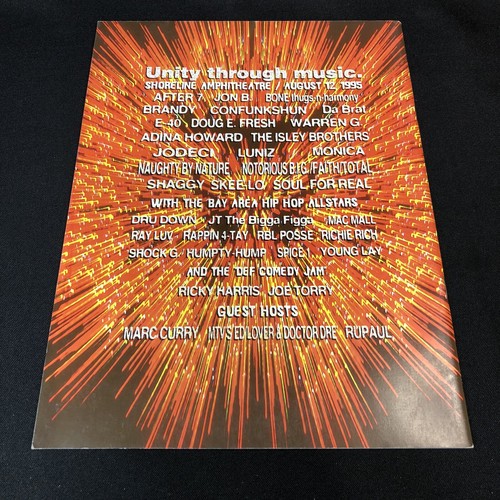 KMEL Summer Jam 1995 Konzertprogramm - Eazy-E Biggie E-40 Bone Thugs Warren G - Bild 2 von 24