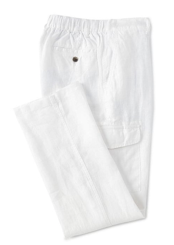big and tall white linen pants