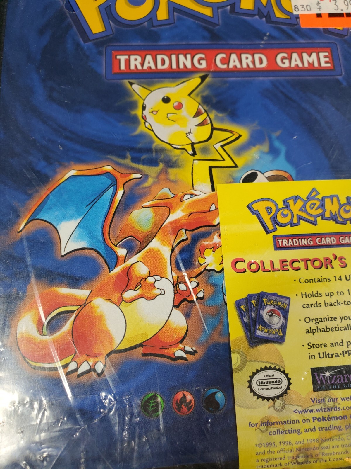 Vintage Pokemon Collector's Album Sealed Wizards of the Coast 1999