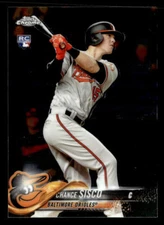 2018 Topps Chrome #133 Chance Sisco Rookie Card Baltimore Orioles