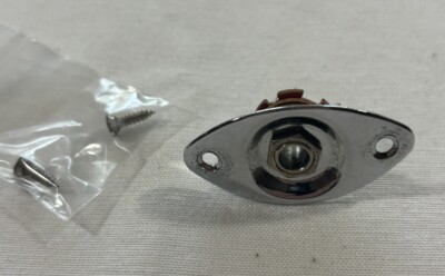 2012 ESP LTD H-51 Guitar Output Jack Chrome Plate w/ HW