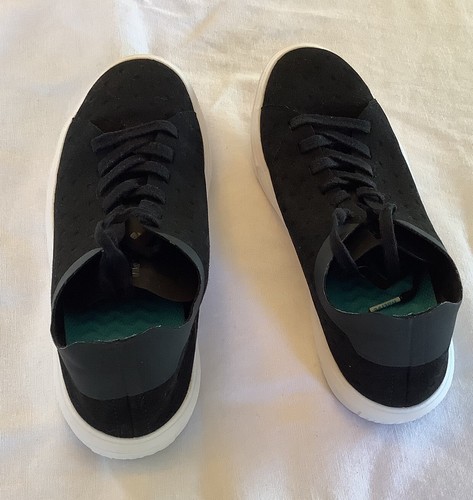 Native schwarz Schnürschuhe leicht Slipper Sneaker Skateschuhe Herren Größe 8 - Bild 3 von 6