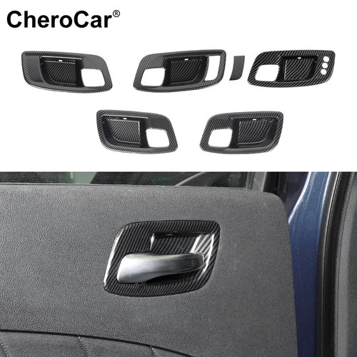 Carbon fiber Central Control Dash Decor Cover Trim Bezel for 2015+ Chrysler 300C - 第 324/371 張圖片