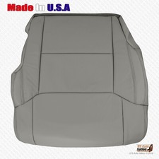 2014 For Toyota Tundra - Driver Side Bottom Genuine Leather Seat Cover In Gray
