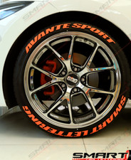 Pneumatico Smart Sticker Auto Lettering Decorazione Testo Personalizzato Decalcomania