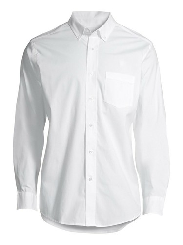 George Men's Long Sleeve Dress Shirt 