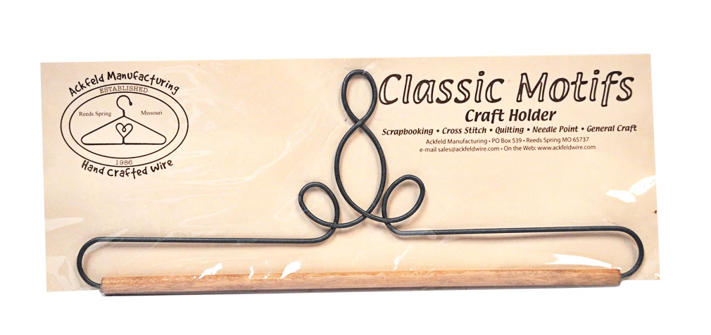 Classic Motifs Heirloom 12 Inch Fabric Holder With Dowel