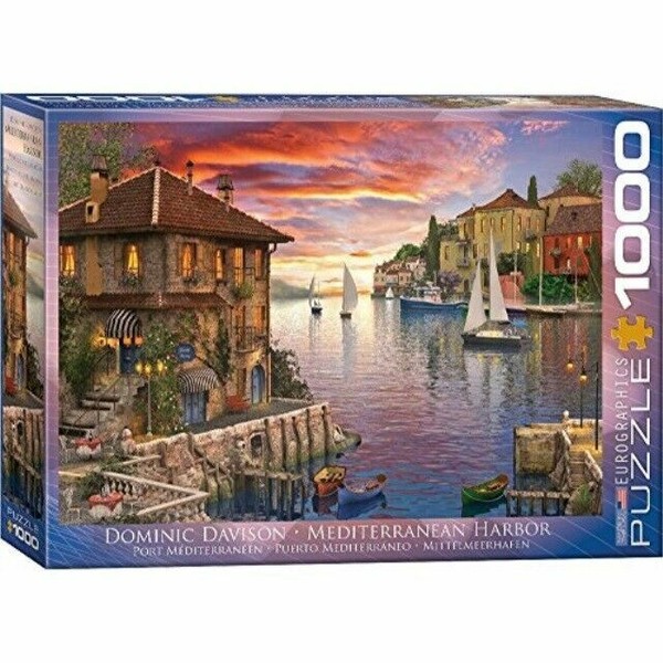 Eurographics Puzzle 1000 Piece Jigsaw Mediterranean Harbour Eg60000962 for sale online eBay